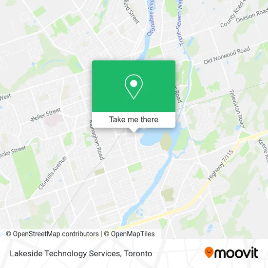 Lakeside Technology Services map