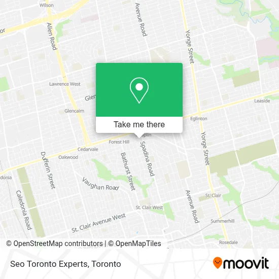 Seo Toronto Experts map