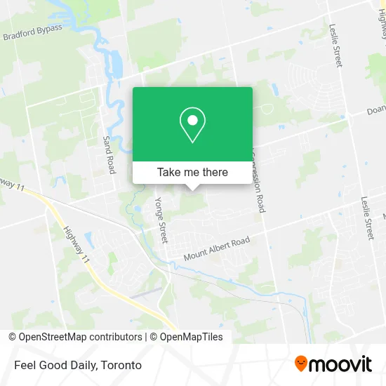 Feel Good Daily map
