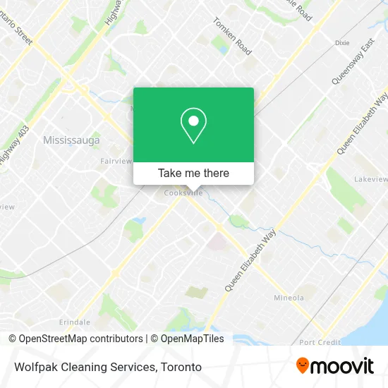 Wolfpak Cleaning Services map