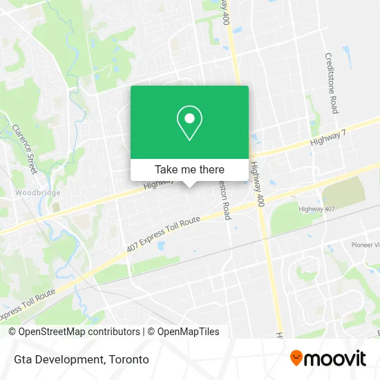 Gta Development map