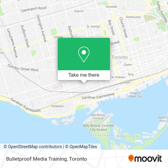 Bulletproof Media Training map