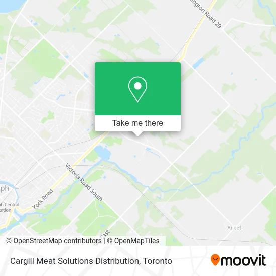 Cargill Meat Solutions Distribution map