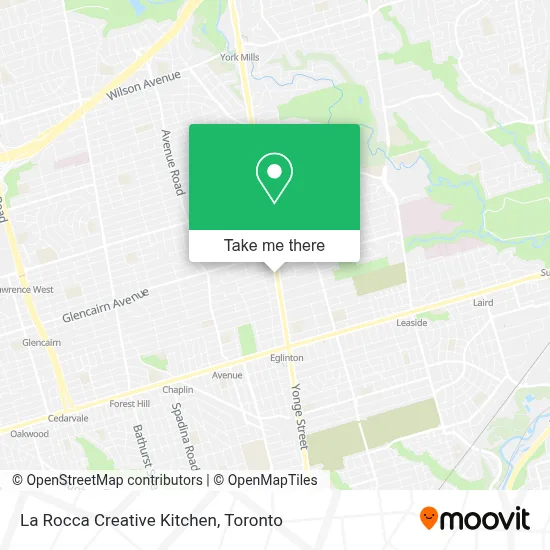 La Rocca Creative Kitchen map