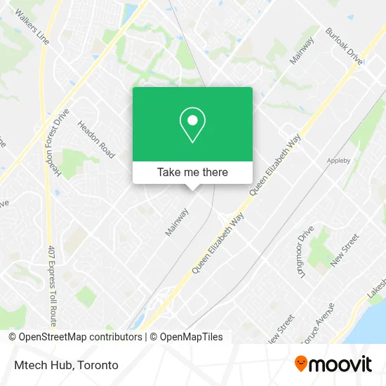 Mtech Hub map