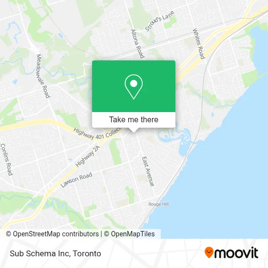 Sub Schema Inc map