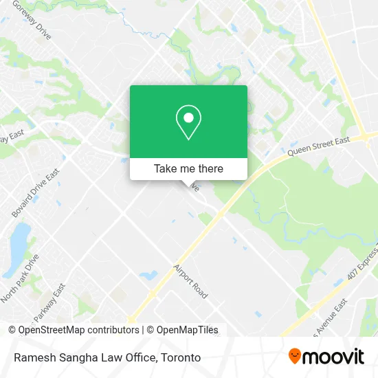 Ramesh Sangha Law Office map