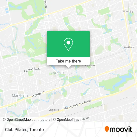 Club Pilates map