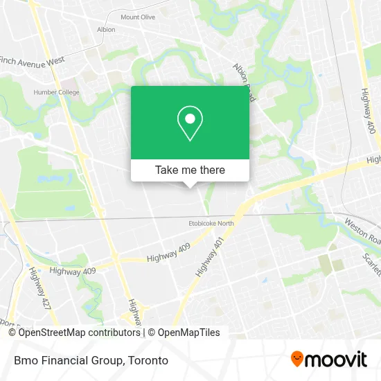 Bmo Financial Group map