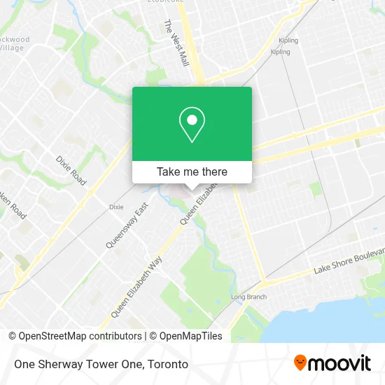 One Sherway Tower One map