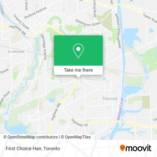First Choice Hair map