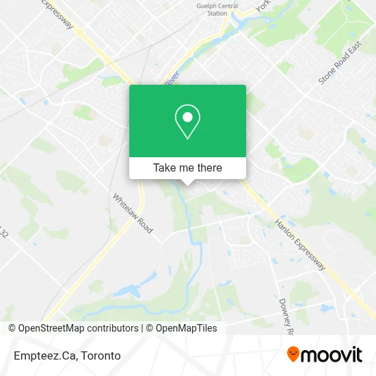 Empteez.Ca map