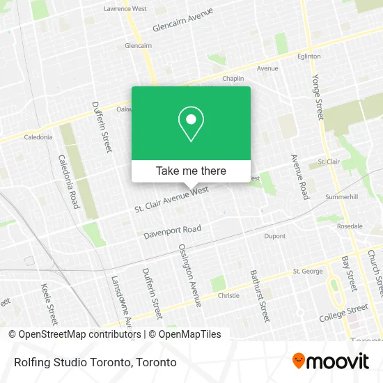 Rolfing Studio Toronto plan