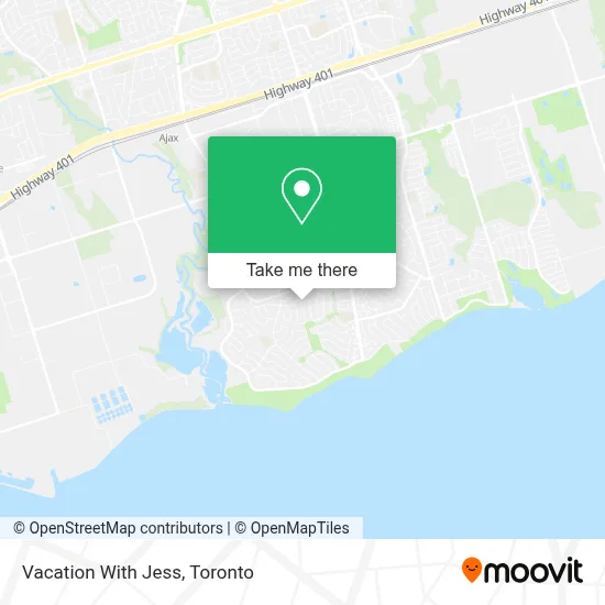 Vacation With Jess map