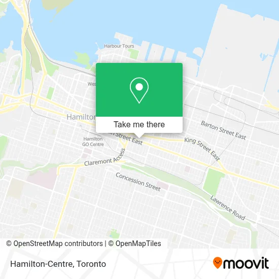 Hamilton-Centre map