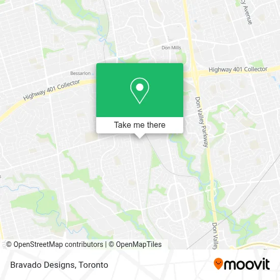 Bravado Designs map