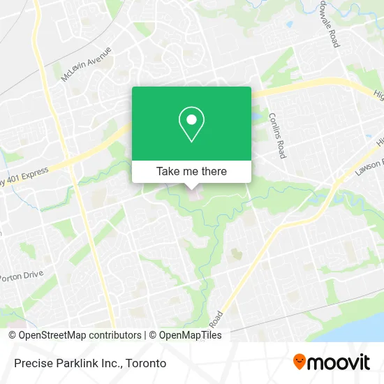 Precise Parklink Inc. map