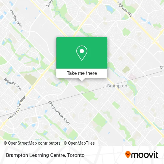 Brampton Learning Centre map