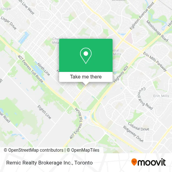 Remic Realty Brokerage Inc. map