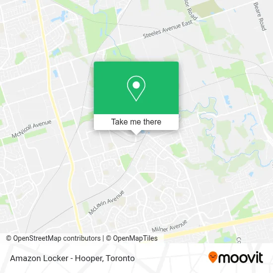 Amazon Locker - Hooper map