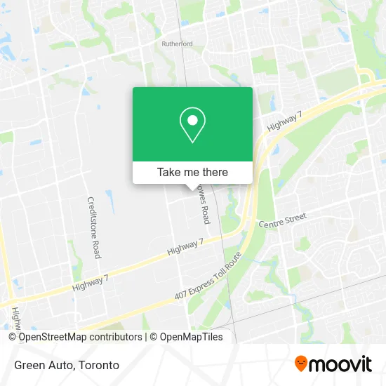 Green Auto map