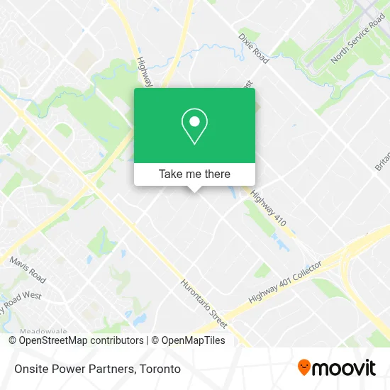 Onsite Power Partners map