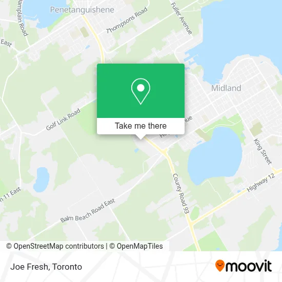 Joe Fresh map