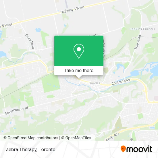 Zebra Therapy map