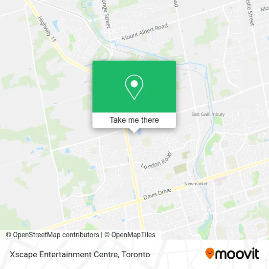 Xscape Entertainment Centre map