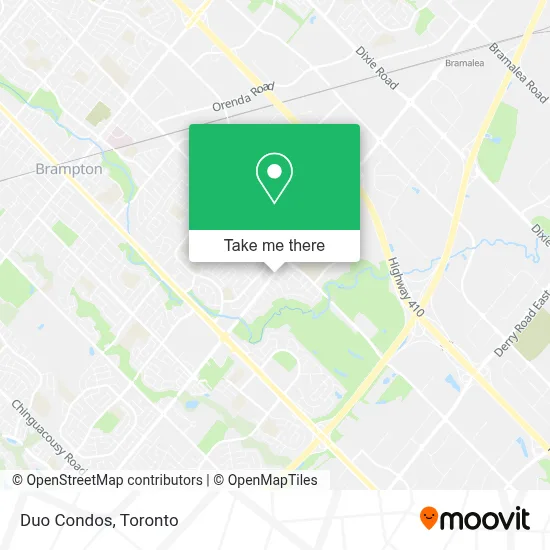 Duo Condos map