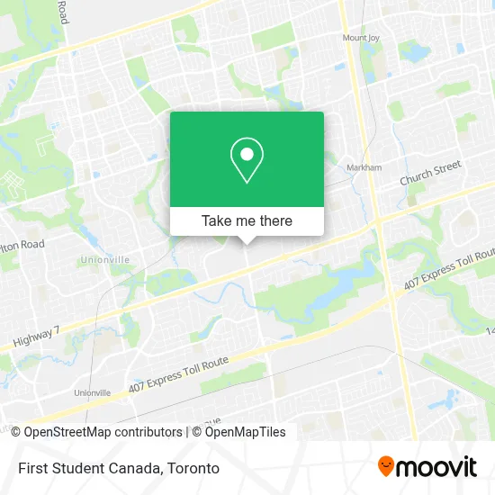 First Student Canada map