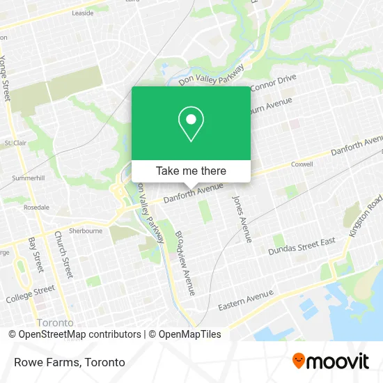 Rowe Farms map