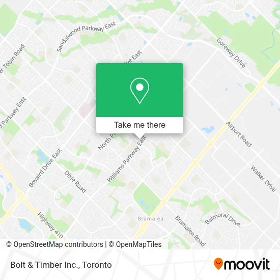 Bolt & Timber Inc. map