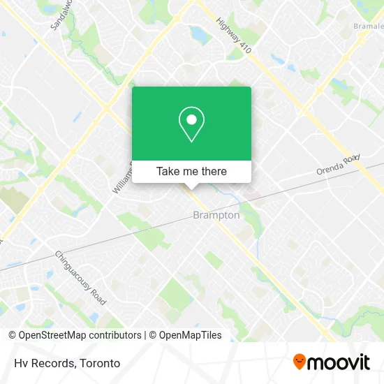 Hv Records map