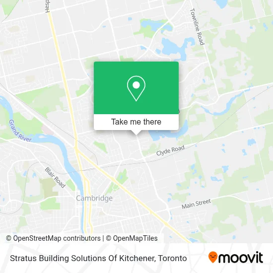 Stratus Building Solutions Of Kitchener map