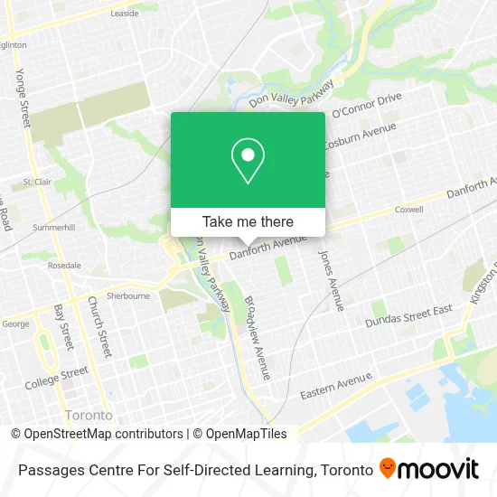 Passages Centre For Self-Directed Learning map