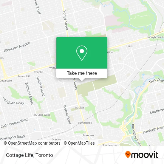 Cottage Life map