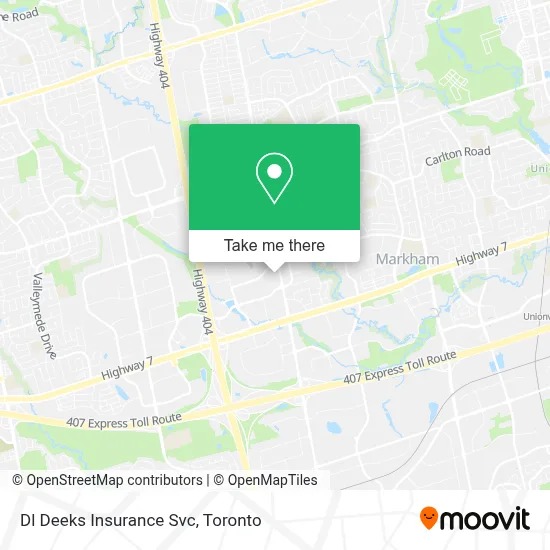 Dl Deeks Insurance Svc map