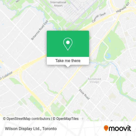 Wilson Display Ltd. map