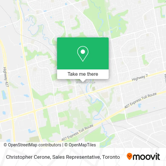 Christopher Cerone, Sales Representative map