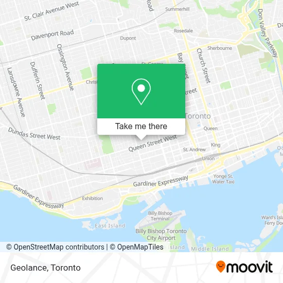 Geolance map