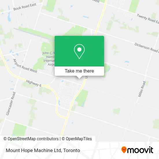 Mount Hope Machine Ltd map
