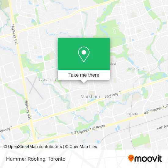 Hummer Roofing map