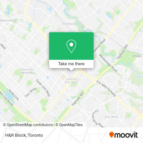 H&R Block map