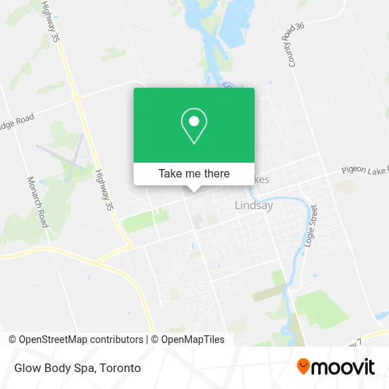 Glow Body Spa map