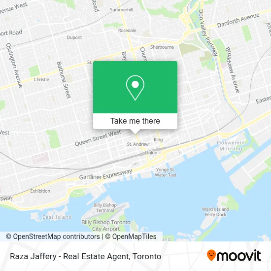 Raza Jaffery - Real Estate Agent map
