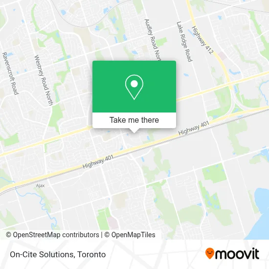 On-Cite Solutions map