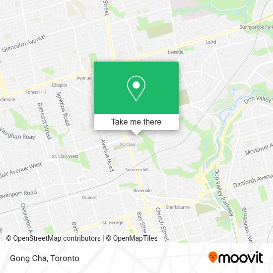 Gong Cha map
