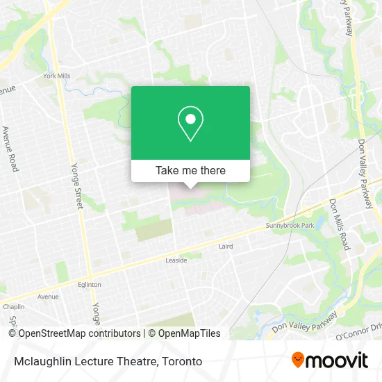 Mclaughlin Lecture Theatre map