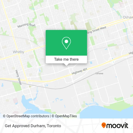 Get Approved Durham map